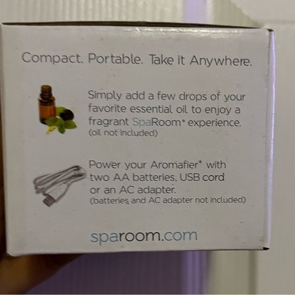 SPAROOM Portable Essential Oil Diffuser - Picture 2 of 4